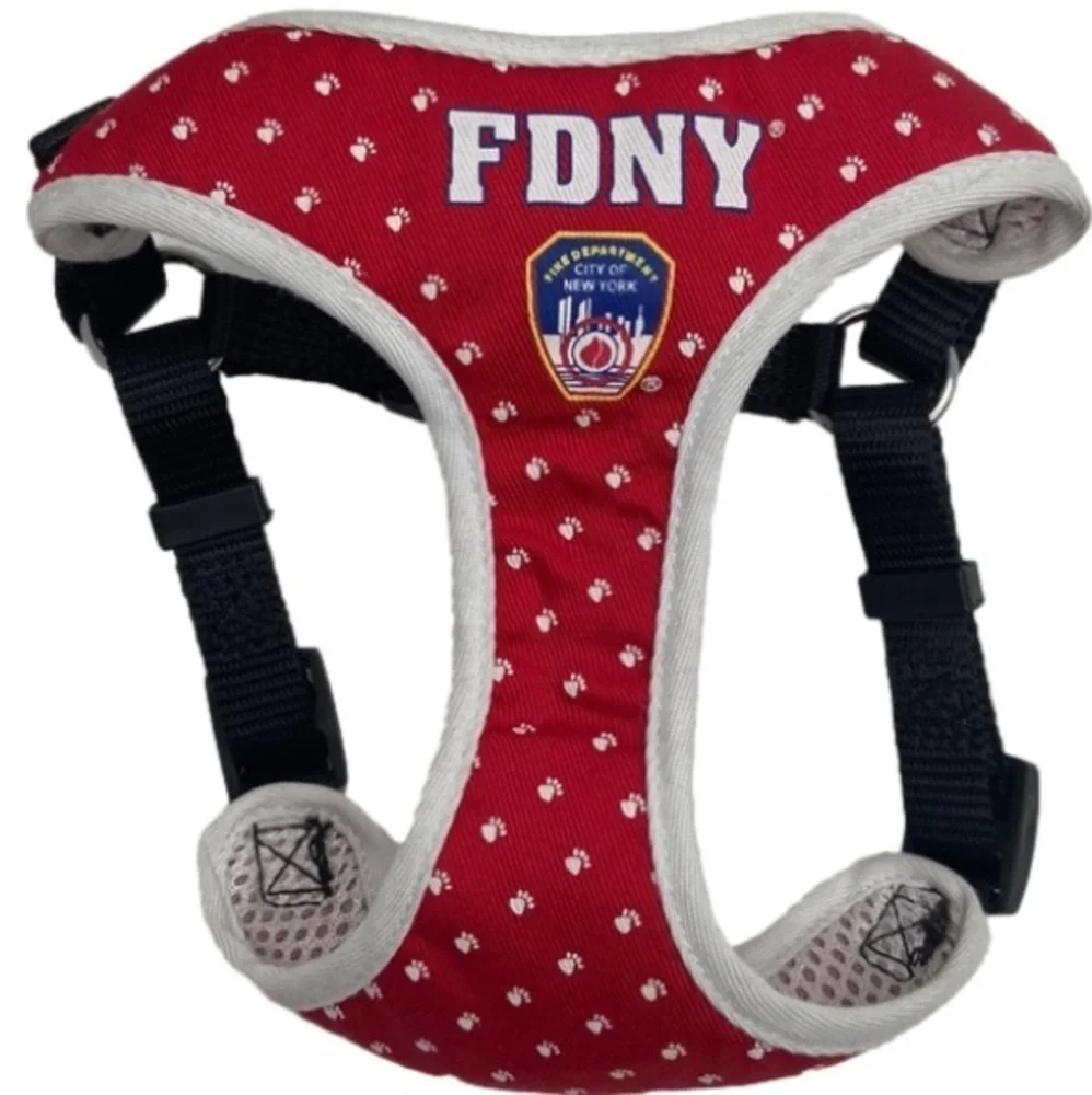 Officially Licensed FDNY Pet Harness Size XS-Small